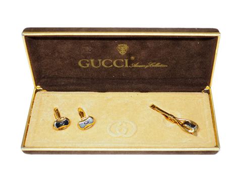 gucci tie clip replica|gucci tie and cufflink set.